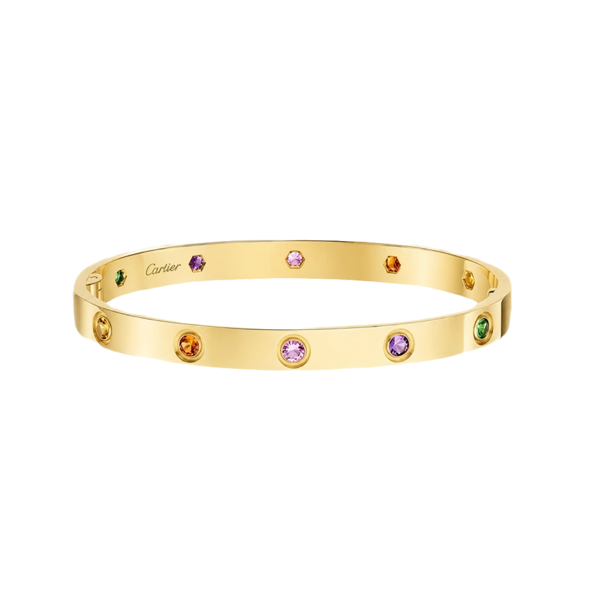 [⭐Aura] 2026 RAINBOW LOVE BRACELET 6.1MM  10 DIAMONDS