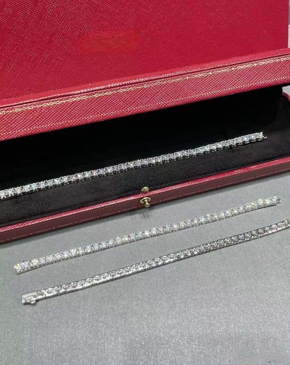 [⭐Aura jewelrys]TENNIS BRACELET WITH FULL DIAMOND SETTING