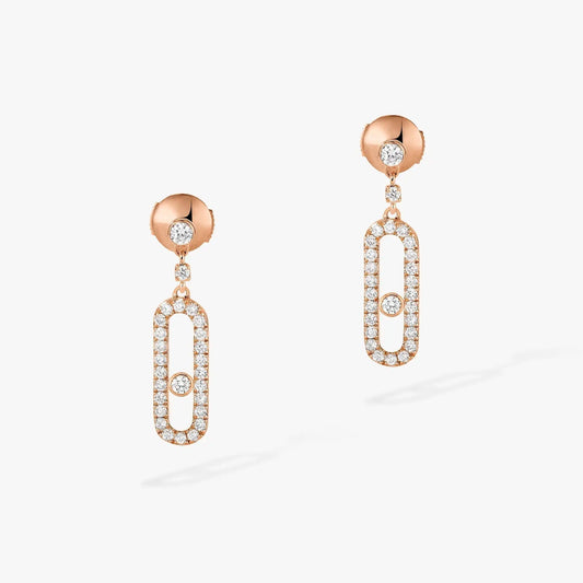 [⭐Aura]DORMEUSES MOVE UNO DIAMOND EARRINGS