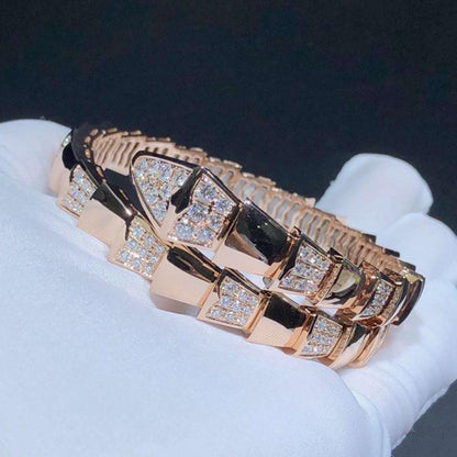 [⭐Aura]SERPENTI BRACELET PINK GOLD DIAMOND