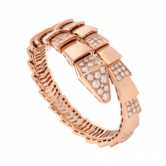 [⭐Aura]SERPENTI BRACELET PINK GOLD DIAMOND