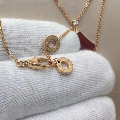 [⭐Aura]DREAM NECKLACE CARNELIAN 1 DIAMOND