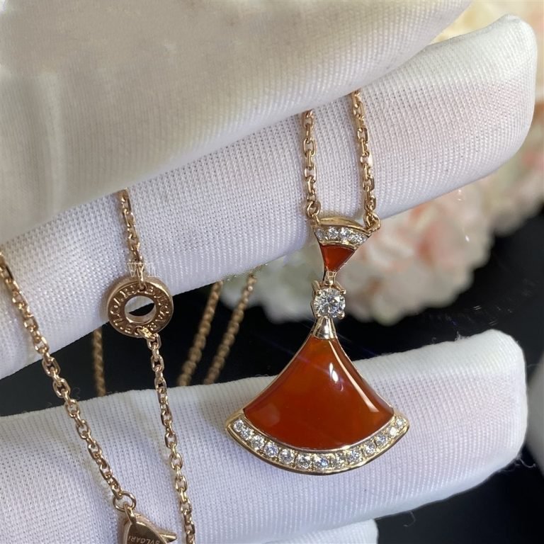 [⭐Aura]DREAM NECKLACE CARNELIAN DIAMOND