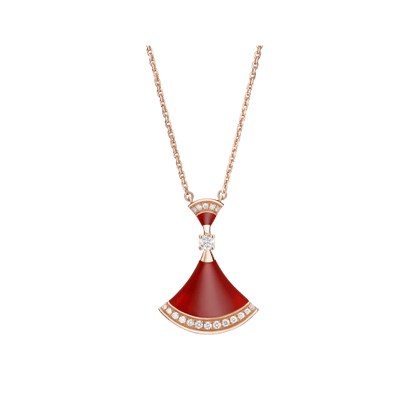 [⭐Aura]DREAM NECKLACE CARNELIAN DIAMOND