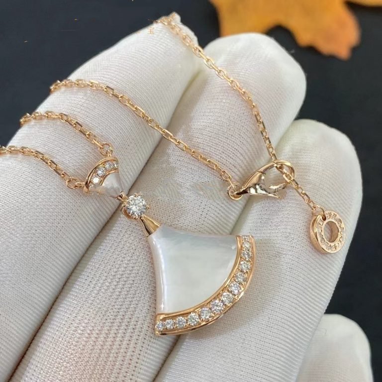 [⭐Aura]DREAM NECKLACE MOP PINK GOLD DIAMOND