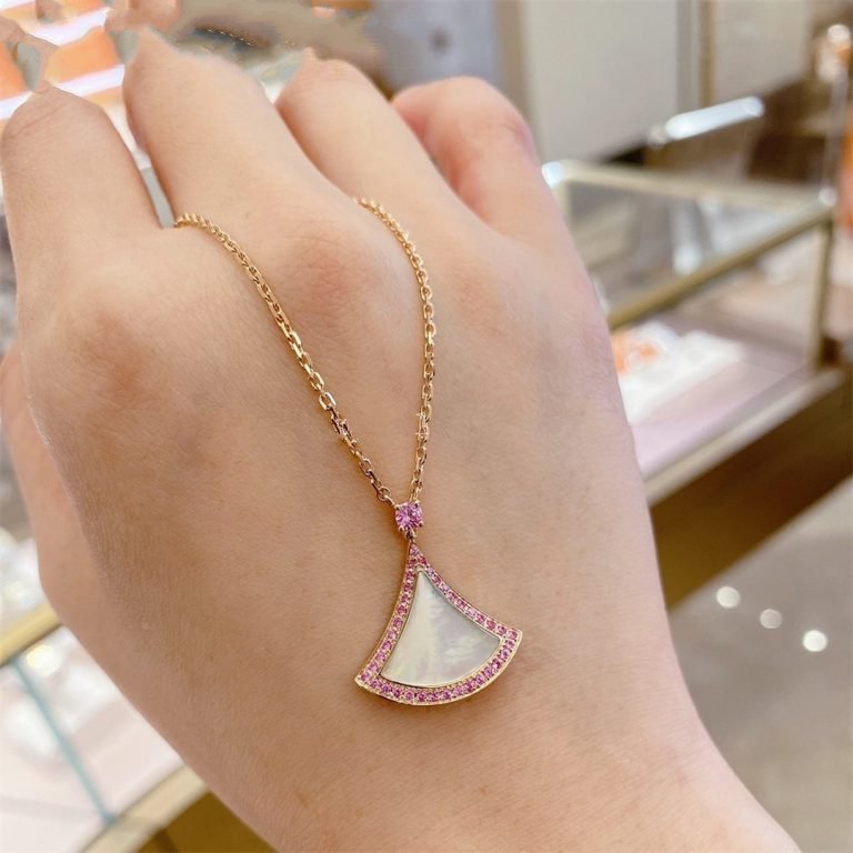 [⭐Aura]DREAM NECKLACE MOP DIAMOND PINK