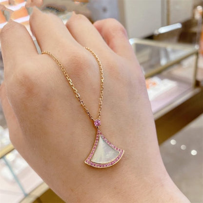 [⭐Aura]DREAM NECKLACE MOP DIAMOND PINK
