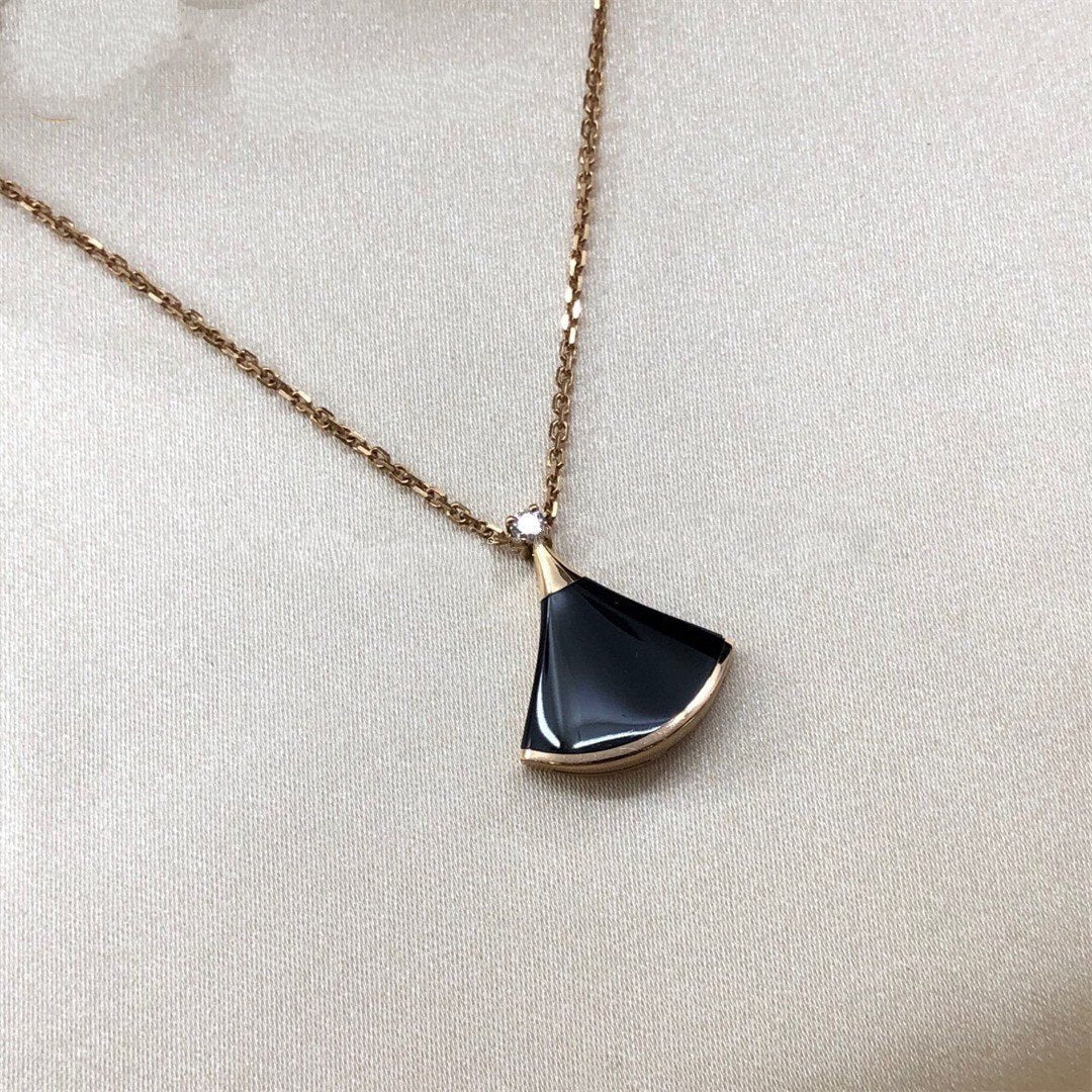 [⭐Aura]DREAM NECKLACE ONYX 1 DIAMOND