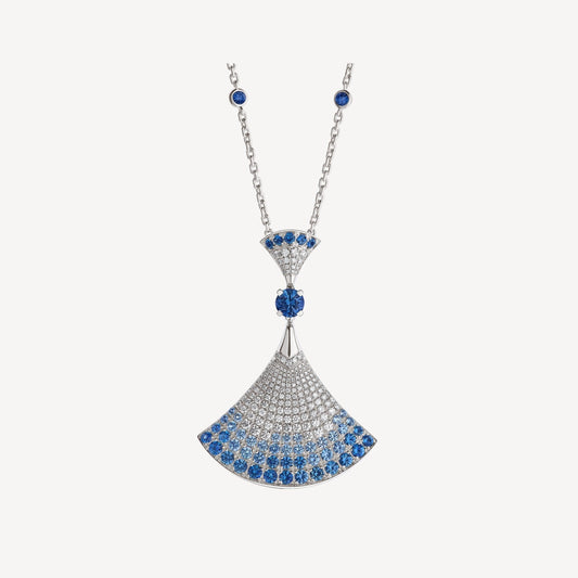 [⭐Aura]DREAM NECKLACE AGATE SILVER DIAMOND