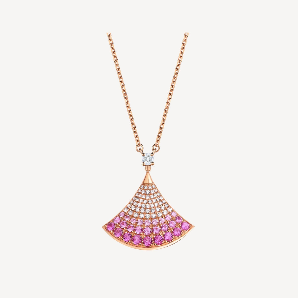 [⭐Aura]DREAM NECKLACE PINK GOLD PINK DIAMOND