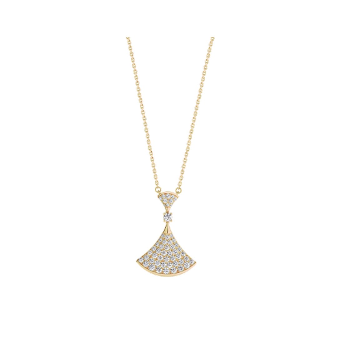 [⭐Aura]DREAM NECKLACE GOLD FULL DIAMOND