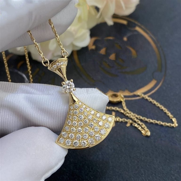 [⭐Aura]DREAM NECKLACE GOLD FULL DIAMOND