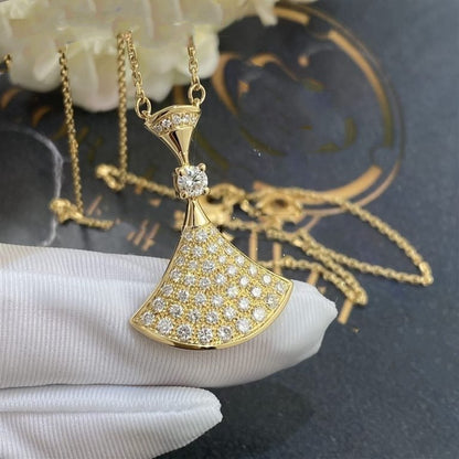 [⭐Aura]DREAM NECKLACE GOLD FULL DIAMOND