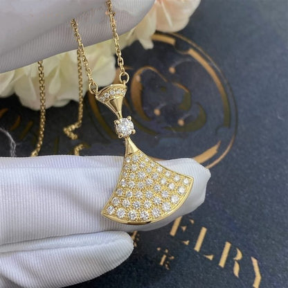[⭐Aura]DREAM NECKLACE GOLD FULL DIAMOND
