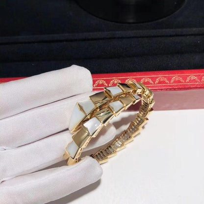 [⭐Aura]SERPENTI BRACELET MOP GOLD