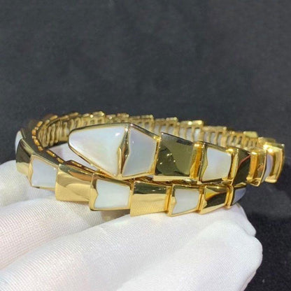 [⭐Aura]SERPENTI BRACELET MOP GOLD