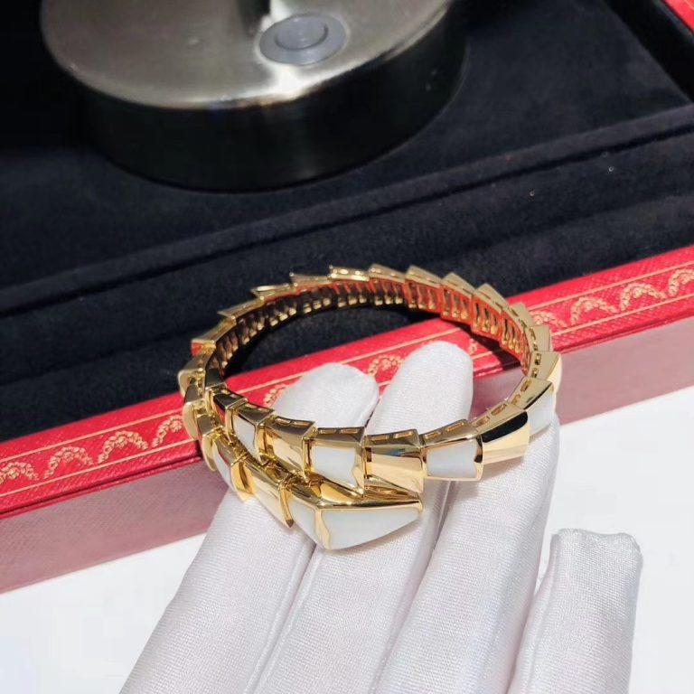 [⭐Aura]SERPENTI BRACELET MOP GOLD