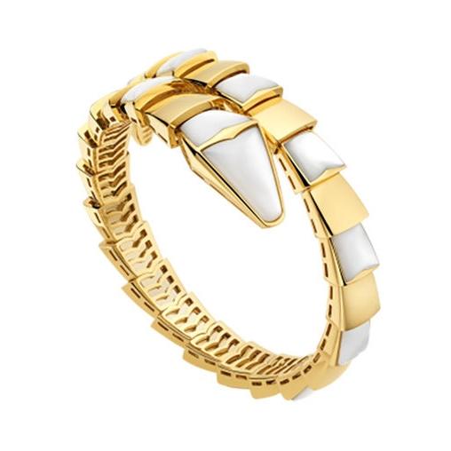 [⭐Aura]SERPENTI BRACELET MOP GOLD