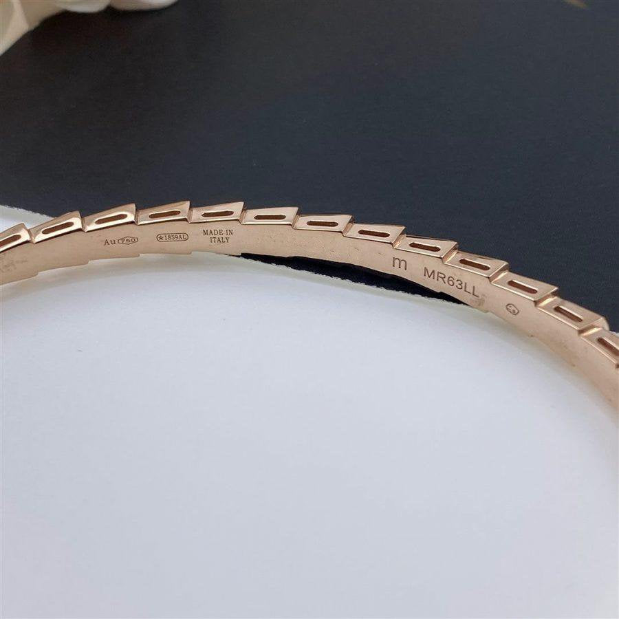 [⭐Aura]SERPENTI BRACELET PINK GOLD MOP DIAMOND