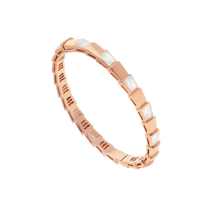 [⭐Aura]SERPENTI BRACELET PINK GOLD MOP