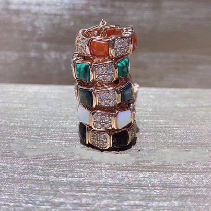 [⭐Aura]SERPENTI PEDANT DIAMOND NECKLACE