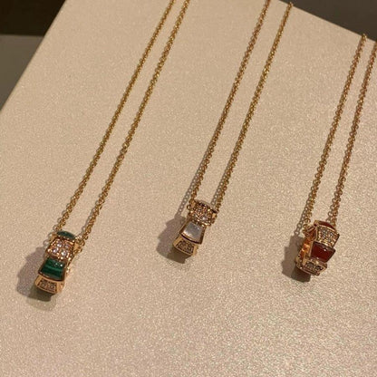 [⭐Aura]SERPENTI PEDANT DIAMOND NECKLACE