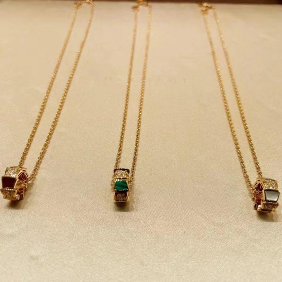 [⭐Aura]SERPENTI PEDANT DIAMOND NECKLACE