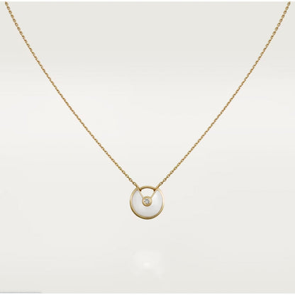 [⭐Aura]AMULETTE ROSE GOLD MOP NECKLACE