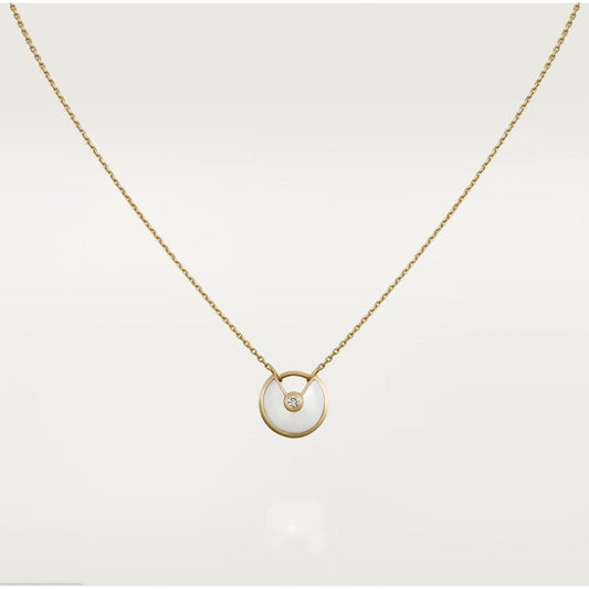 [⭐Aura]AMULETTE ROSE GOLD MOP NECKLACE