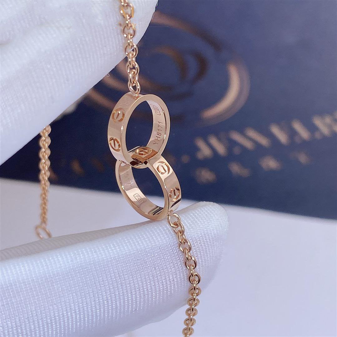 [⭐Aura]LOVE BRACELET DOUBLE RING