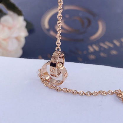 [⭐Aura]LOVE BRACELET DOUBLE RING