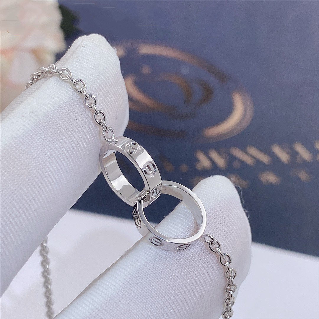 [⭐Aura]LOVE BRACELET DOUBLE RING