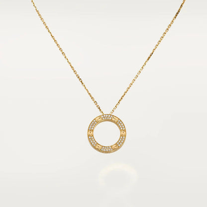 [⭐Aura]LOVE NECKLACE ADJUSTABLE ROSE GOLD