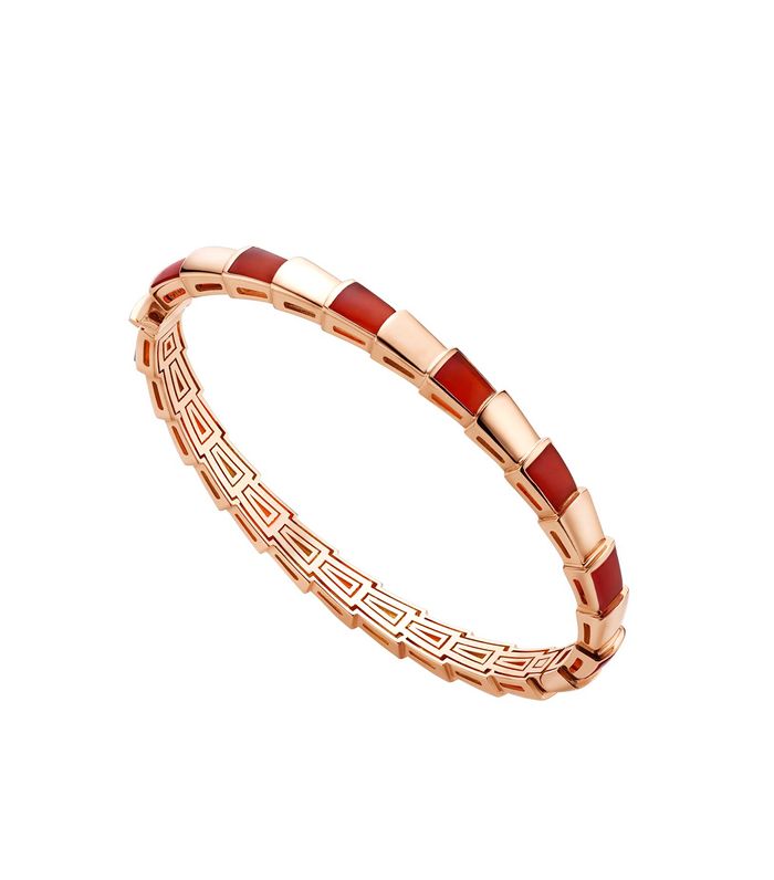[⭐Aura]SERPENTI BRACELET PINK GOLD RUBELLITE
