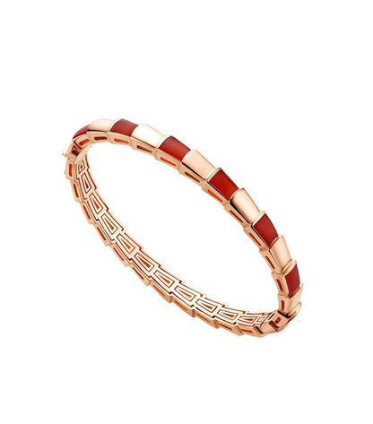 [⭐Aura]SERPENTI BRACELET PINK GOLD RUBELLITE