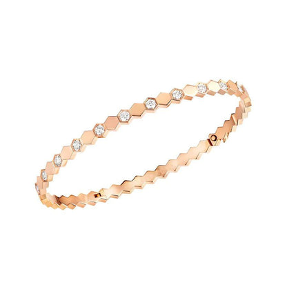 [⭐Aura]BEE LOVE SILVER DIAMOND BRACELET