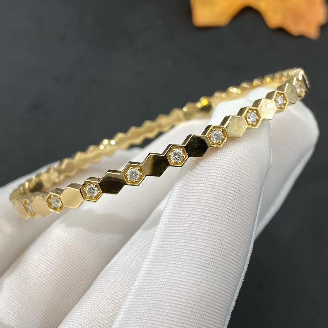 [⭐Aura]BEE LOVE GOLD DIAMOND BRACELET