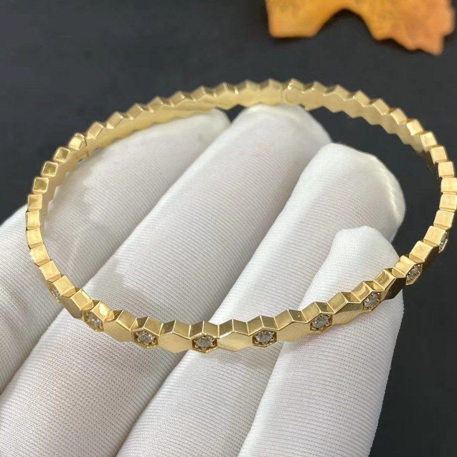 [⭐Aura]BEE LOVE GOLD DIAMOND BRACELET