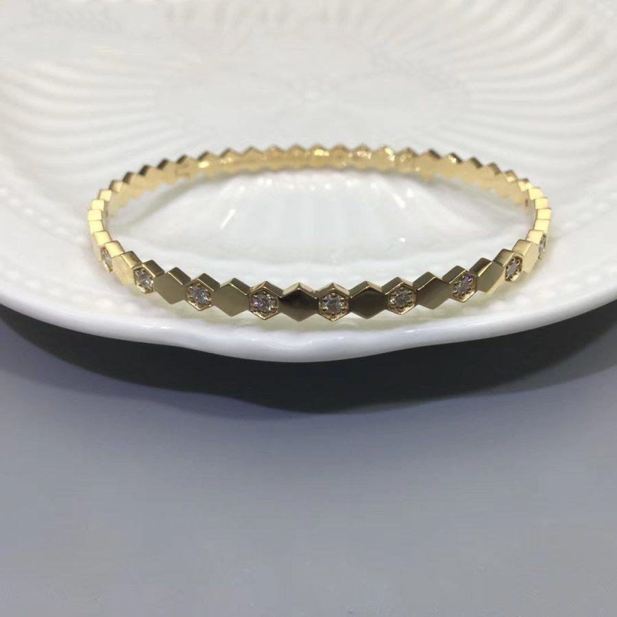 [⭐Aura]BEE LOVE GOLD DIAMOND BRACELET