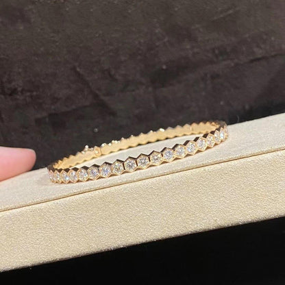 [⭐Aura]BEE LOVE GOLD BRACELET FULL DIAMOND