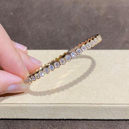 [⭐Aura]BEE LOVE GOLD BRACELET FULL DIAMOND