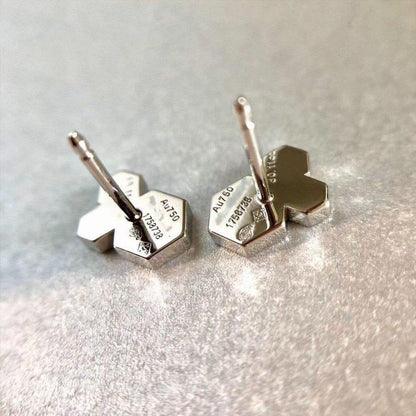 [⭐Aura]BEE LOVE SILVER DIAMOND EARRINGS