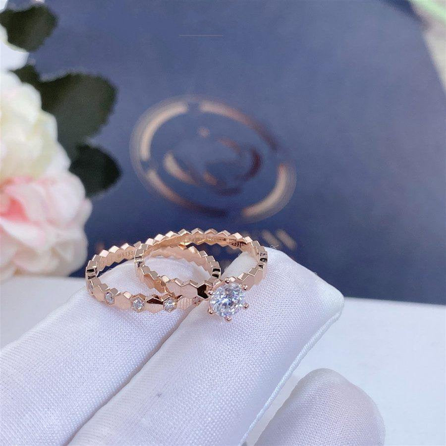 [⭐Aura]BEE LOVE RING PINK GOLD 1 DIAMOND