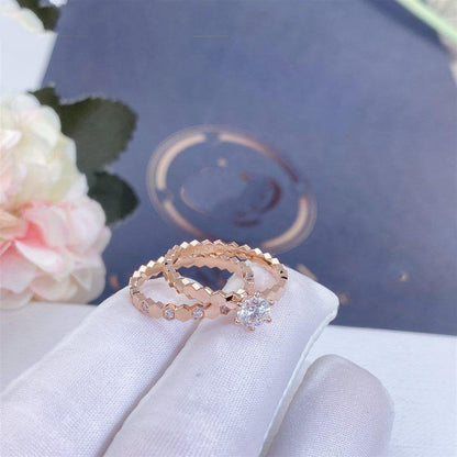 [⭐Aura]BEE LOVE RING PINK GOLD 1 DIAMOND