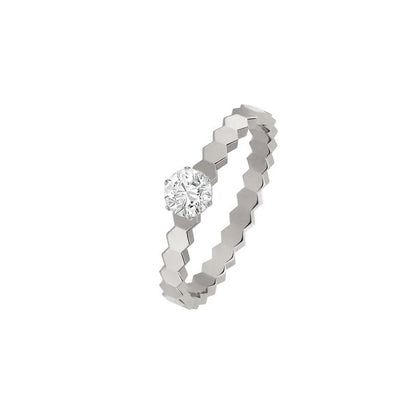 [⭐Aura]BEE LOVE RING SILVER 1 DIAMOND