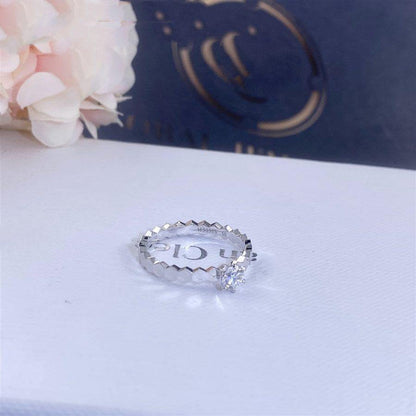 [⭐Aura]BEE LOVE RING SILVER 1 DIAMOND