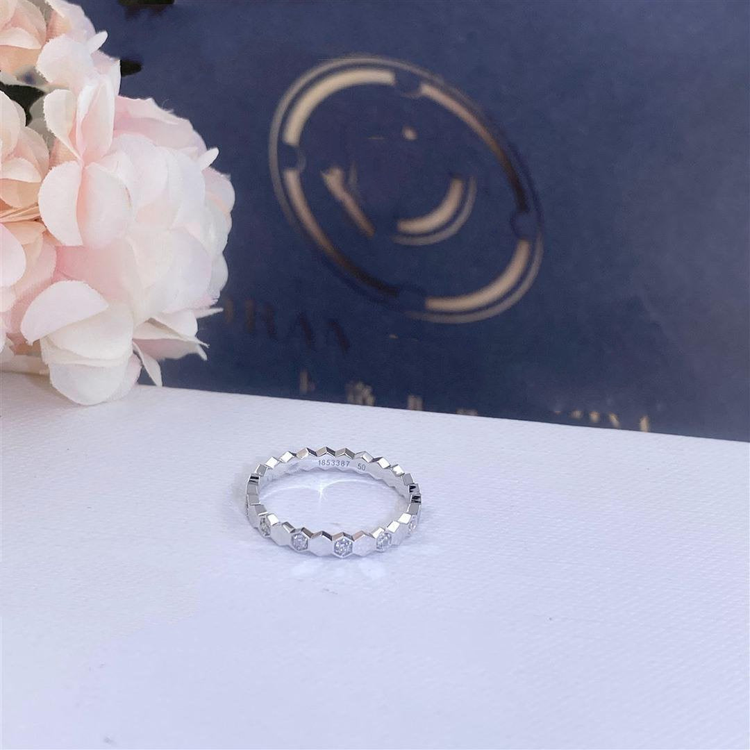 [⭐Aura]BEE LOVE RING SILVER DIAMOND