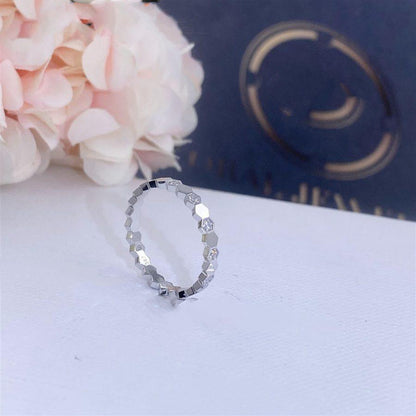 [⭐Aura]BEE LOVE RING SILVER DIAMOND