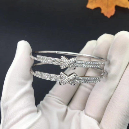 [⭐Aura]JEUX DE BRACELET DIAMONDS SILVER