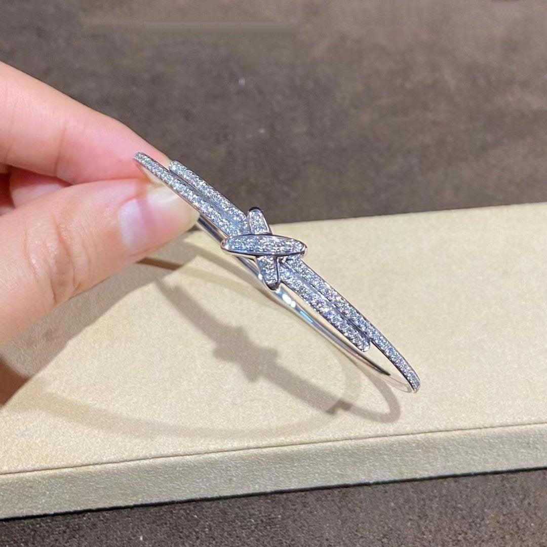 [⭐Aura]JEUX DE BRACELET DIAMONDS SILVER